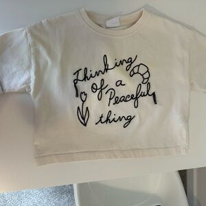 Kids Cream Graphic Tee